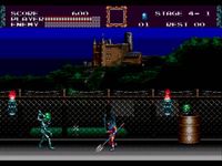 une photo d'Ã©cran de Castlevania - The New Generation sur Sega Megadrive